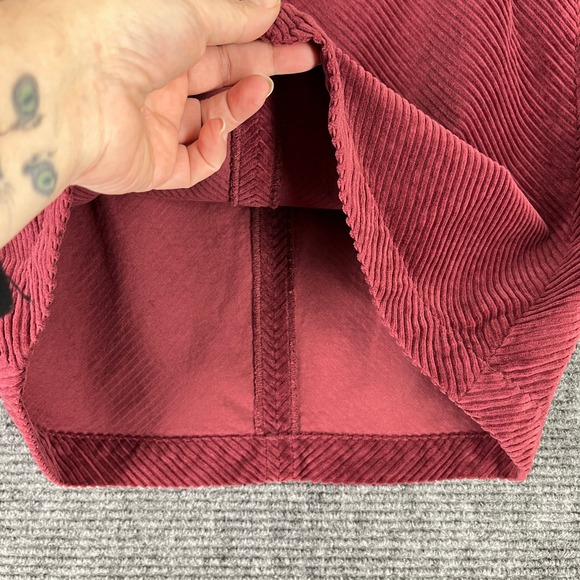 Talbots Corduroy A Line Skirt Women 6 Classic Casual Chic Office Mini Short - Picture 3 of 10